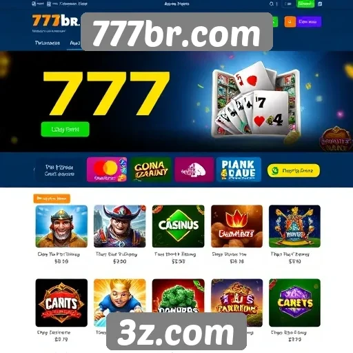 Interface do usuário do 777br.com e sua usabilidade